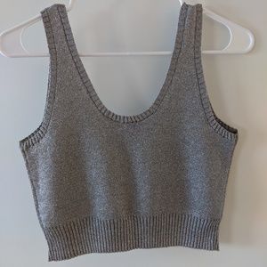 & Other Stories Cropped Knit Tank (M)